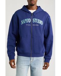 Saint Studio - Athletic Dept Zip Hoodie - Lyst
