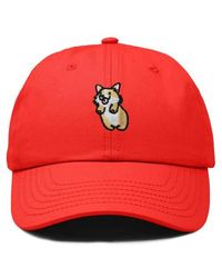 Alix - Leaping Corgi Embroidered Cap - Lyst