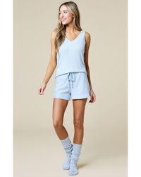 Softies - Rib Dream Double V Short Set - Lyst