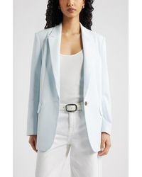 Open Edit - Icon Twill Relaxed Blazer - Lyst