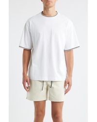 BOSS - Tames Tipped Crewneck T-Shirt - Lyst