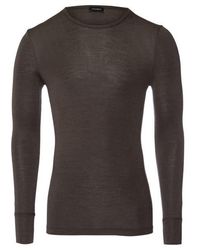 Hanro - Woolen Silk Wool And Silk Fitted Top - Lyst