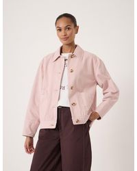 Hush - Avril Cotton Utility Barn Jacket - Lyst