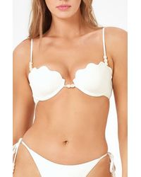 LSPACE - Sunrise Shell Bikini Top - Lyst