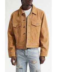 MIDNIGHT RODEO - 1968 Suede Trucker Jacket - Lyst