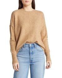 Vince Camuto - Exposed Seam Crewneck Sweater - Lyst