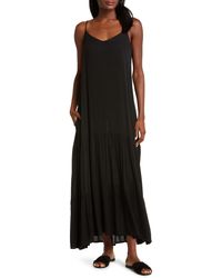 Elan - Tiered Gauze Cover-up Maxi Dress - Lyst