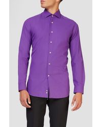 Opposuits - Prince Modern Tailored Fit Wrinkle Resistant Button-Up Shirt - Lyst