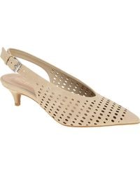 BCBGMAXAZRIA - Pawnee Slingback Pointed Toe Kitten Heel Pump - Lyst
