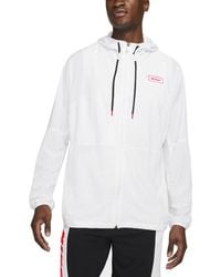 supreme nike hooded sport jacket purple