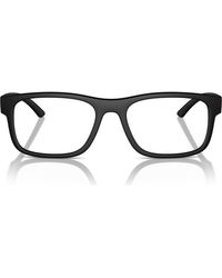 Prada Linea Rossa - 54Mm Rectangular Optical Glasses - Lyst