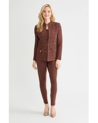 Misook - Tailored Tonal Ribbon Knit Jacket - Lyst