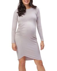 Stowaway Collection - Uptown Long Sleeve Maternity Dress - Lyst