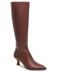Dolce Vita - auggie Pointed Toe Knee High Boot - Lyst