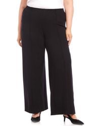 Karen Kane - Luna Ponte Wide Leg Pants - Lyst