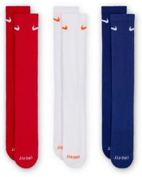 Nike - Assorted 3-Pack Everyday Plus Cushion Crew Training Socks - Lyst