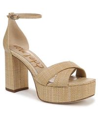 Sam Edelman - Jullian Ankle Strap Platform Sandal - Lyst