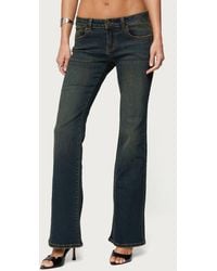 Edikted - Tez Low Rise Bootcut Jeans - Lyst
