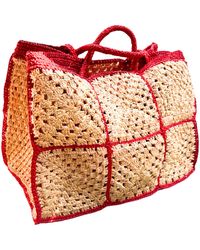 Zanatany Concepts - Carrey Raffia Tote Bag - Lyst