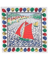 Echo - Sail Away Silk Square - Lyst