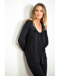JJwinks - Full Moon Built-In Shelf Lounge & Sleep Long Sleeve Top - Lyst