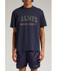 Palmes - Ivan Organic Cotton Logo Graphic T-shirt - Lyst