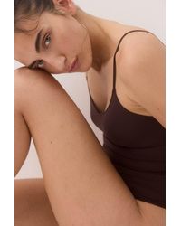 H&M - Seamless Light Shape Thong Body - Lyst
