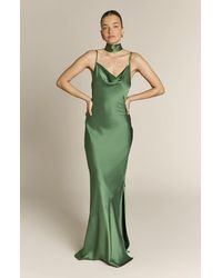 Rewritten - Pollenca Cowl Neck Dress - Lyst
