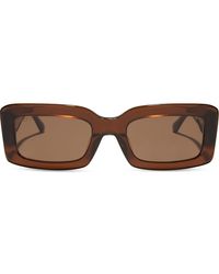 DIFF - Indy 51Mm Polarized Rectangular Sunglasses - Lyst