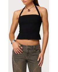 Edikted - Dara Halter Top - Lyst