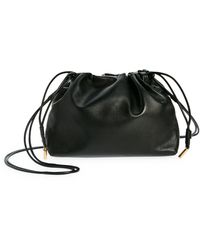 The Row - Angy Leather Drawstring Shoulder Bag - Lyst