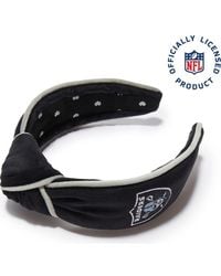 Lele Sadoughi - Las Vegas Raiders Embroidered Knotted Headband - Lyst
