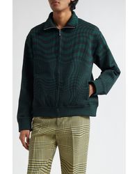 Burberry - Warped Houndstooth Track Jacket - Lyst