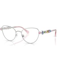 Swarovski - 51Mm Cat Eye Optical Glasses - Lyst