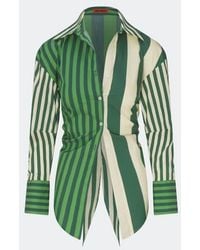 Simon Miller - Loch Poplin Tie Back Button Up Shirt - Lyst