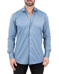 Maceoo - Einstein Stretchblotter Button-Up Shirt - Lyst