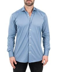Maceoo - Einstein Stretchblotter Button-Up Shirt - Lyst