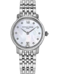 Frederique Constant - Slimline Bracelet Watch, 30Mm - Lyst