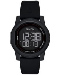 Nixon - Disk Digital Silicone Strap Watch, 39Mm - Lyst