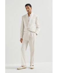 Brunello Cucinelli - Délavé Silk Twill Tuxedo With One-And-A-Half Breasted Blazer With Shawl Lapel And Trousers With Double Pleats - Lyst