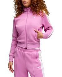 PUMA - T7 Always On Crop Track Jacket - Lyst