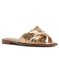 ALDO - Sunbeam Knotted Slide Sandal - Lyst