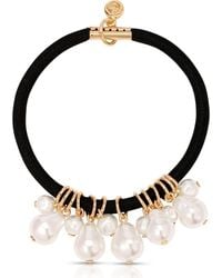 Ettika - Mermaid Imitation Pearl Ponytail Holder - Lyst