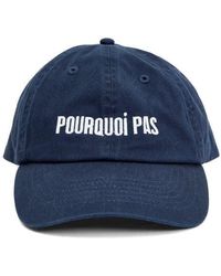 Clare V. - Pourquoi Pas Embroidered Cotton Twill Baseball Cap - Lyst