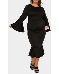 L I V D - Sabrina Long Sleeve Mermaid Dress - Lyst