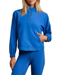 Rhone - Mirage Water-Repellent Half-Zip Jacket - Lyst