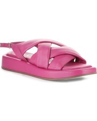 Bos. & Co. - Brixin Slingback Platform Wedge Sandal - Lyst