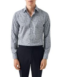 Eton - Contemporary Fit Floral Cotton Dress Shirt - Lyst