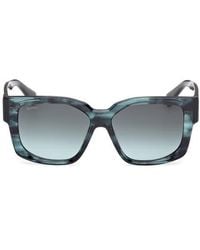 Max Mara - Glimpse 54Mm Round Sunglasses - Lyst