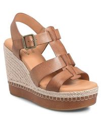 Kork-Ease - Rayleigh Espadrille Slingback Platform Wedge Sandal - Lyst